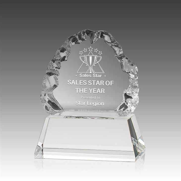 Crystal Arced & Fractured Iceberg Awards high quality