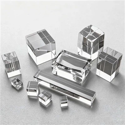 ලේසර් කැටයම් සඳහා උසස් තත්ත්වයේ හිස් ස්ඵටික කියුබ්