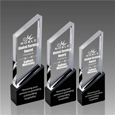 නව නිර්මාණ කැටයම් කළ ක්‍රිස්ටල් කුසලානය